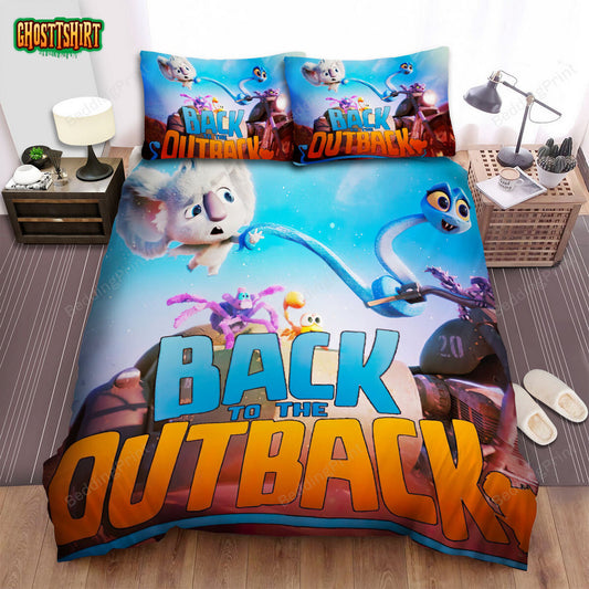 Back To The Outback (2021) Poster Movie Poster Bed Sheets Duvet Cover Bedding Set Ver 1