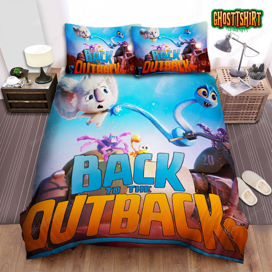 Back To The Outback 2021 Poster Movie Poster Bed Sheets Duvet Cover Bedding Set
