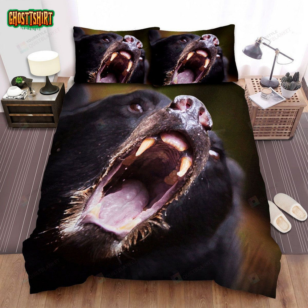 Backcountry (I) Roaring Bear Movie Poster Bed Sheets Spread Comforter Duvet Cover Bedding Set