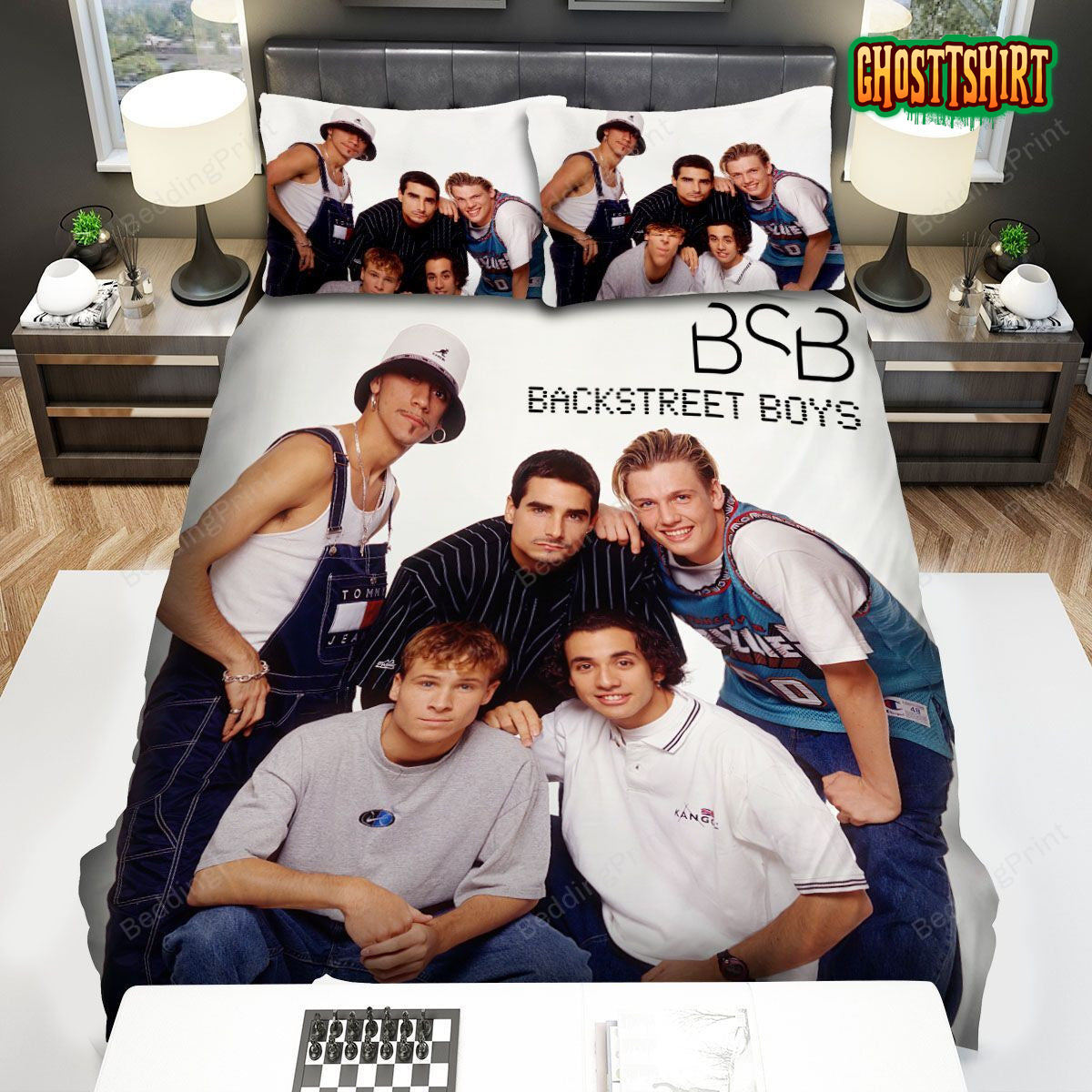Backstreet Boys 90s Image Bed Sheets Spread Duvet Cover Bedding Set