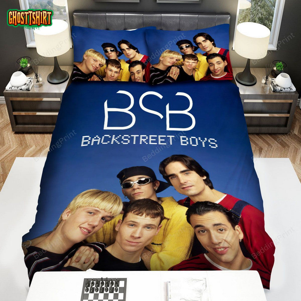 Backstreet Boys 90s Wallpaper Bed Sheets Spread Duvet Cover Bedding Set