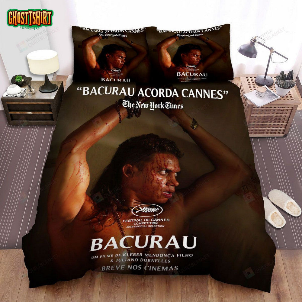 Bacurau Acorda Cannes Movie Poster Bed Sheets Spread Comforter Duvet Cover Bedding Set