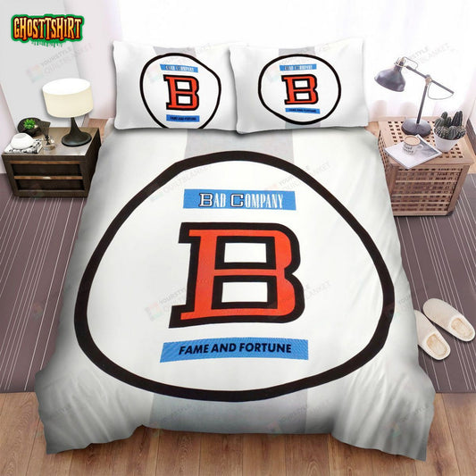 Bad Company Band Album Fame And Fortune Bed Sheets Spread Comforter Duvet Cover Bedding Set