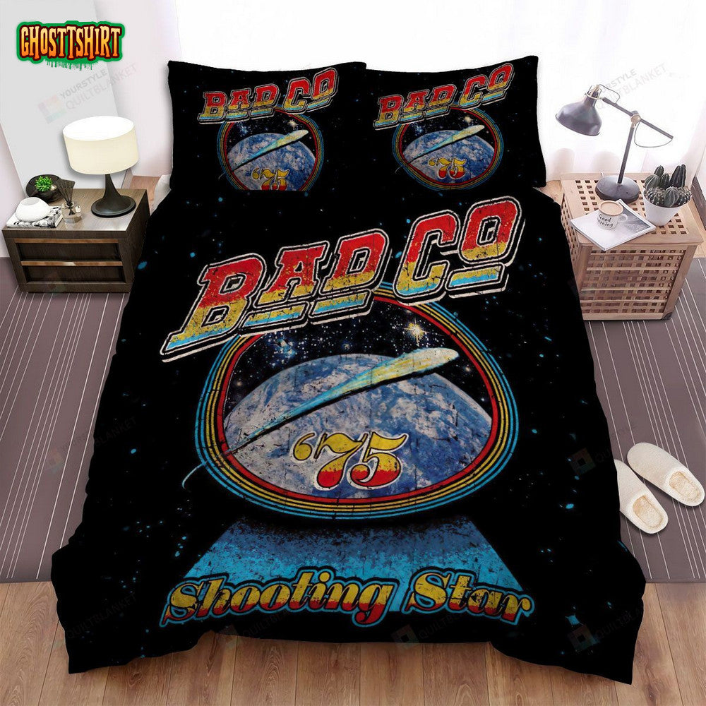 Bad Company Band Shooting Star Bed Sheets Spread Comforter Duvet Cover Bedding Set