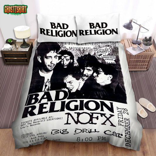 Bad Religion Band Big Drill Car Poster Bed Sheets Duvet Cover Bedding Set