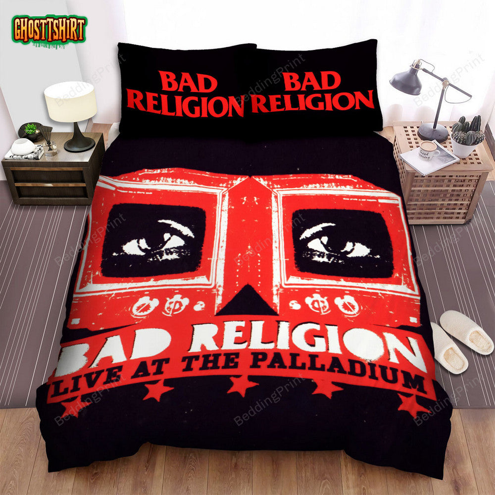 Bad Religion Band Live At The Palladium Bed Sheets Duvet Cover Bedding Set