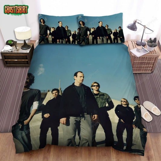 Bad Religion Band Members Pose Bed Sheets Duvet Cover Bedding Set