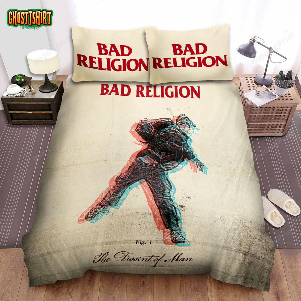 Bad Religion Band The Dissent Of Man Album Cover Bed Sheets Duvet Cover Bedding Set