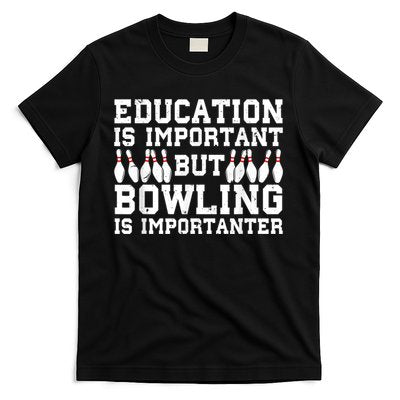 Bowling Art For Men Women Bowling Lover Pin Target Bowlers T-Shirt