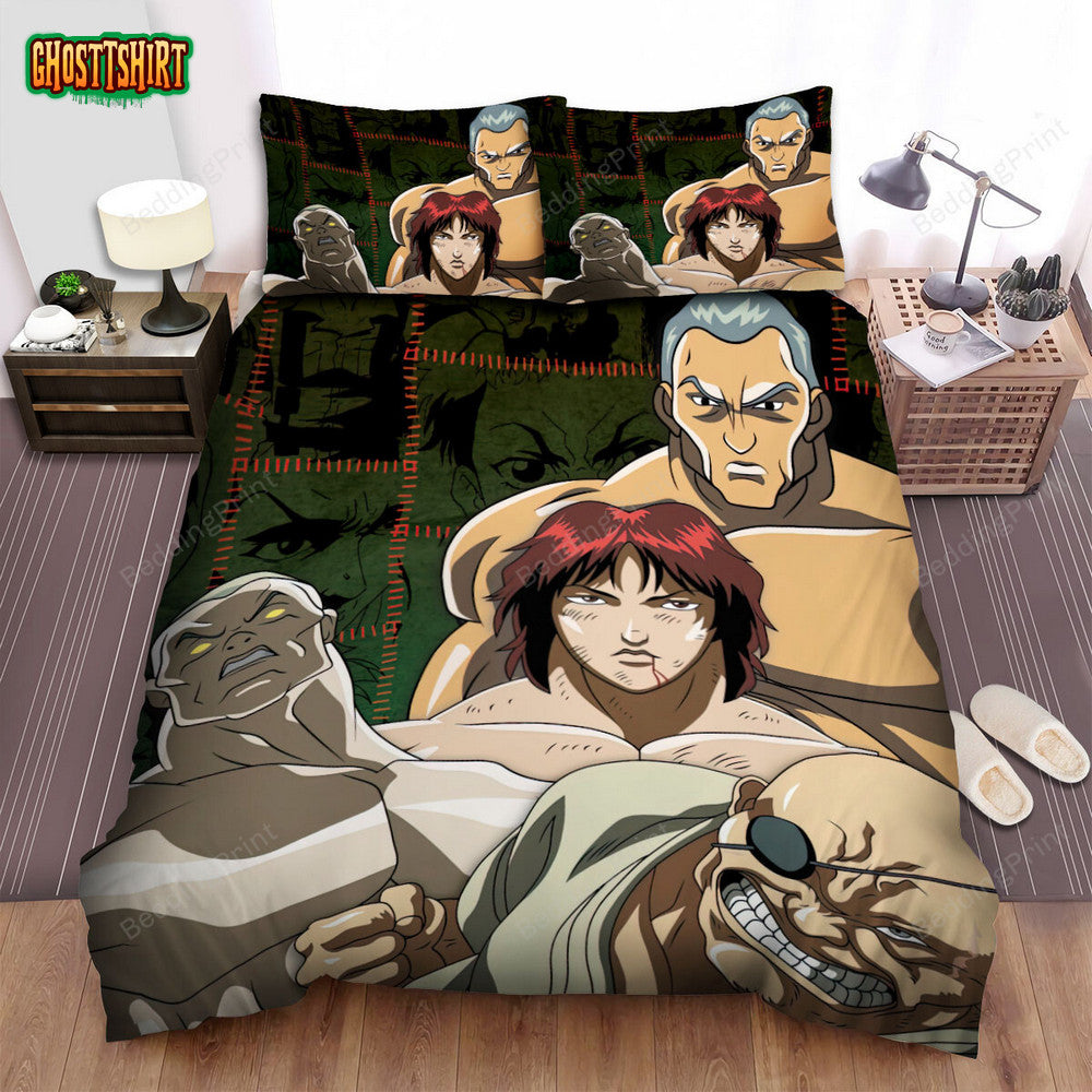 Baki The Grappler Poster Bed Sheets Spread Duvet Cover Bedding Set