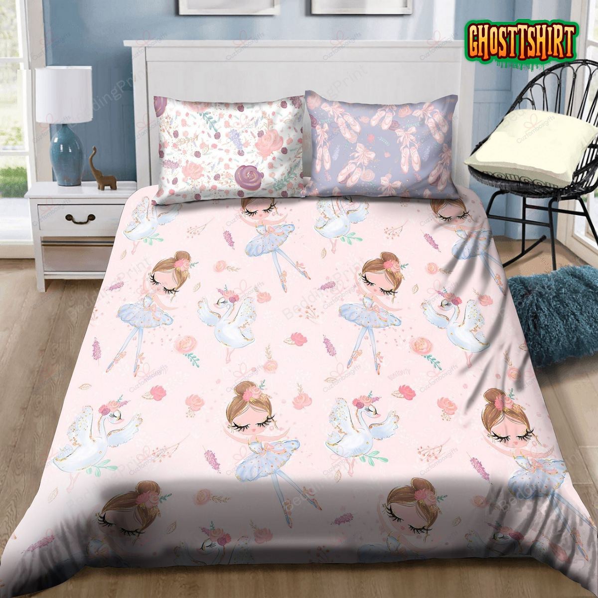 Ballerina Ballet Friends Big Kids Bedding Set