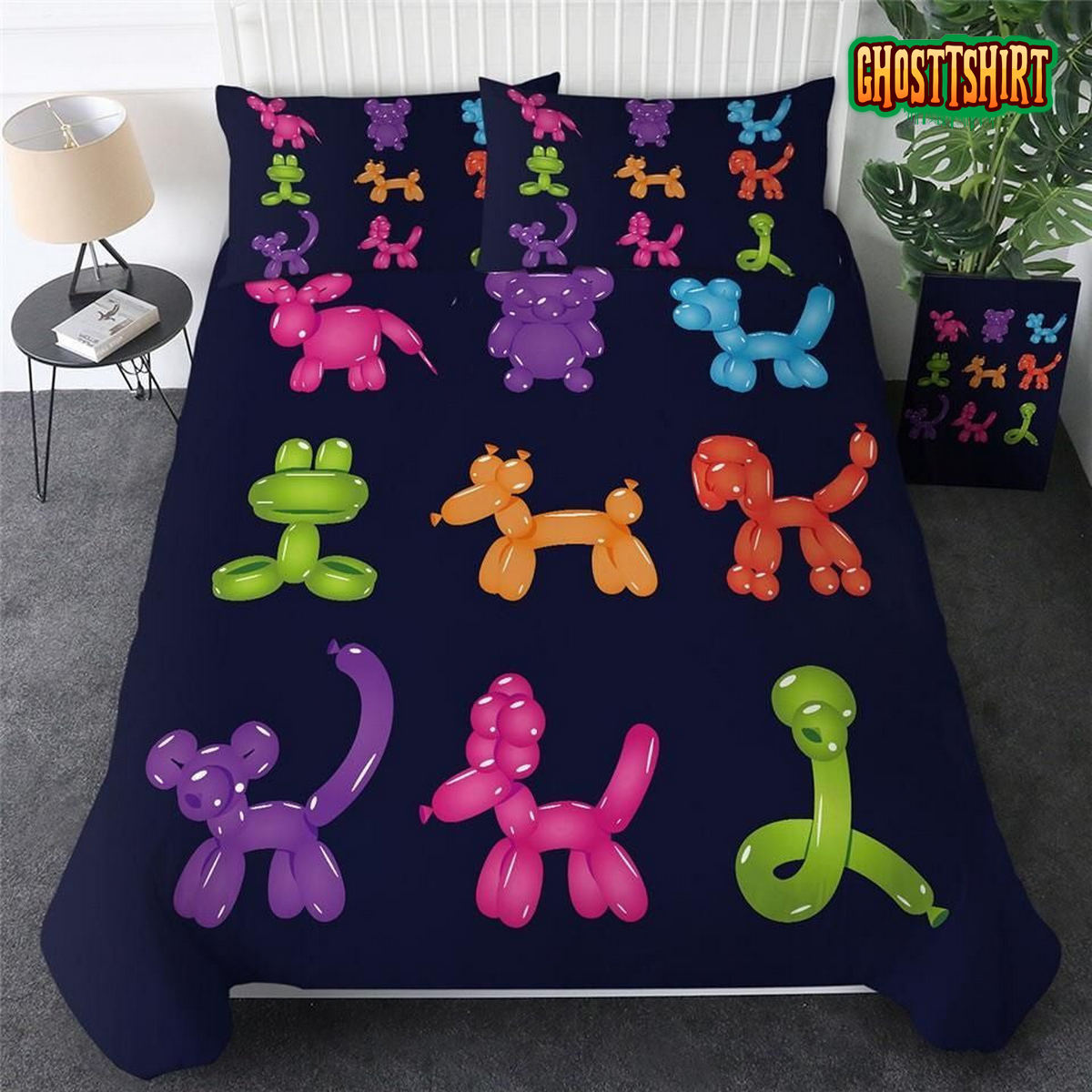 Balloon Animals Bed Sheets Duvet Cover Bedding Set