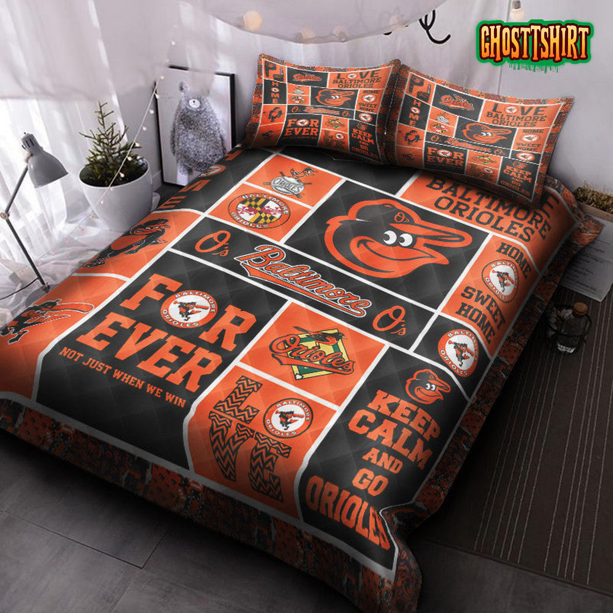 Baltimore Orioles Bedding Set