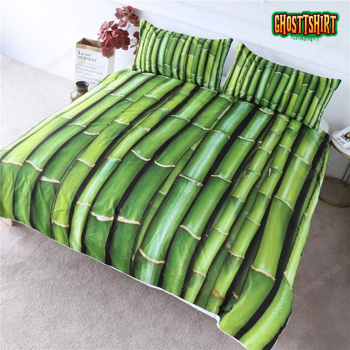 Bamboo Bed Sheets Duvet Cover Bedding Set