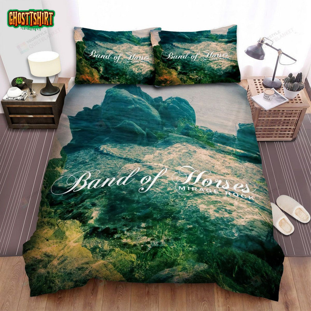 Band Of Horses Band Album Mirage Rock Bed Sheets Spread Comforter Duvet Cover Bedding Set