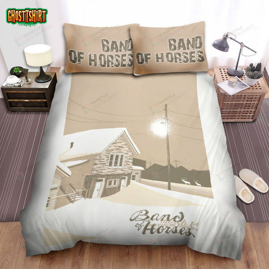 Band Of Horses Band Snow House Bed Sheets Spread Comforter Duvet Cover Bedding Set