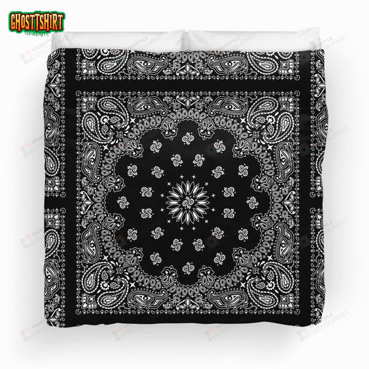 Bandana Black Duvet Cover Bedding Set