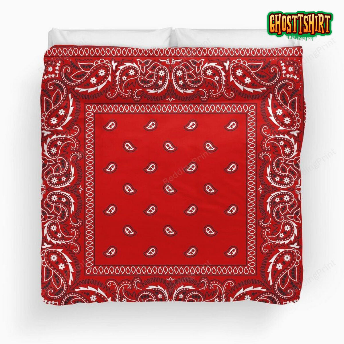 Bandana Red Duvet Cover Bedding Set