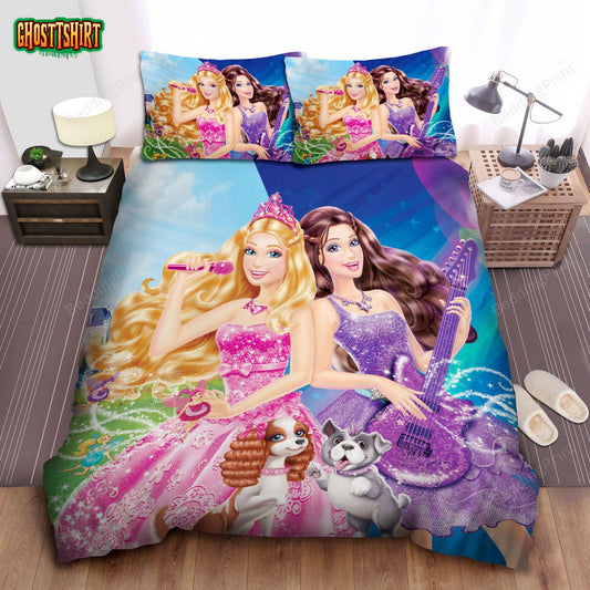 Barbie Band Bed Sheets Duvet Cover Bedding Set