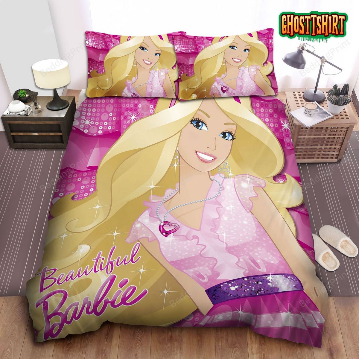Barbie Bed Sheets Duvet Cover Bedding Set