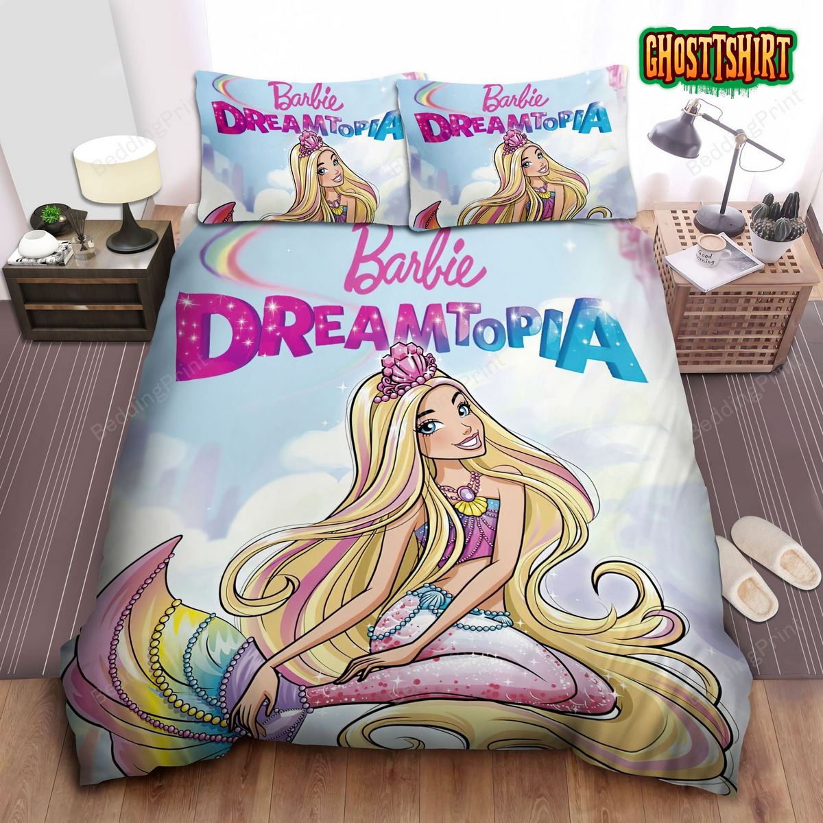 Barbie Dreamtopia Bed Sheets Duvet Cover Bedding Set
