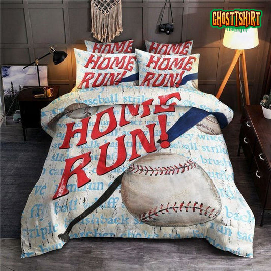 Baseball Bed Sheets Duvet Cover Bedding Set