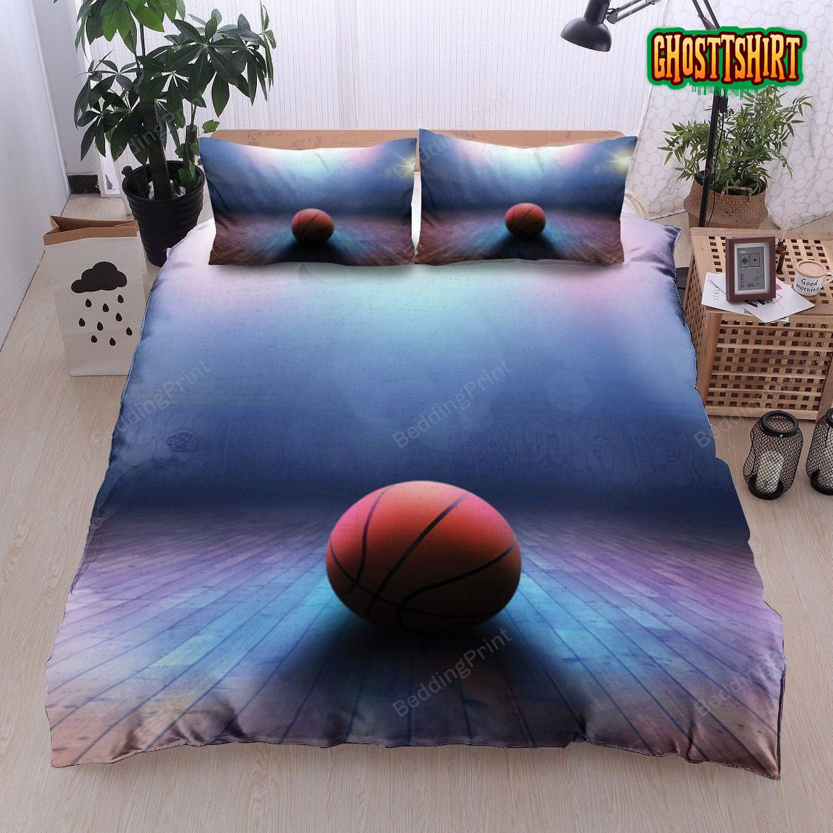 Basketball Bed Sheets Duvet Cover Bedding Set