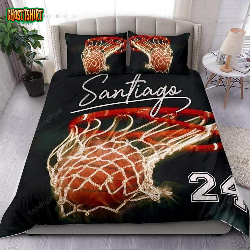 Basketball Hoop Custom Duvet Cover Bedding Set