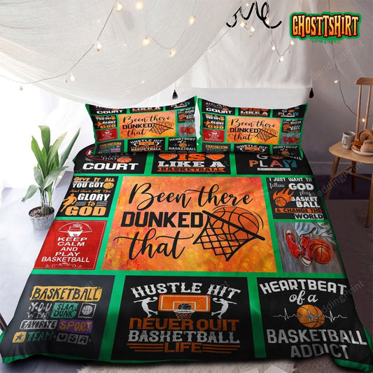 Basketball Life Is Like A Basketball Bedding Set
