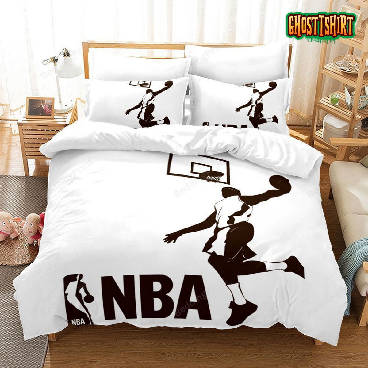 Basketball Nba 4 Duvet Cover Bedding Set