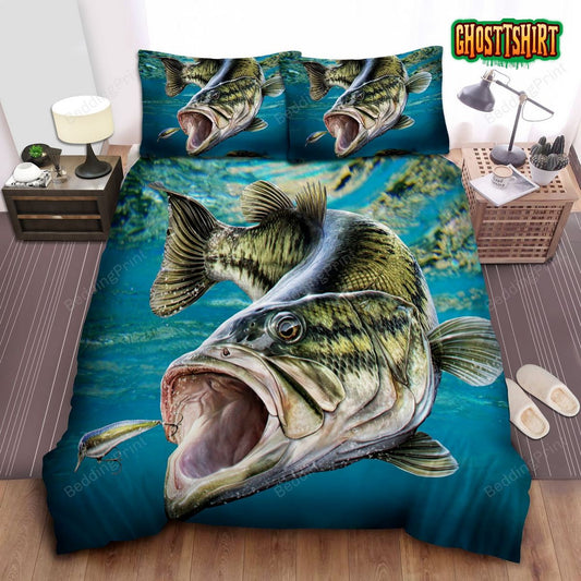 Bass Fishing Hunter Bedding Set