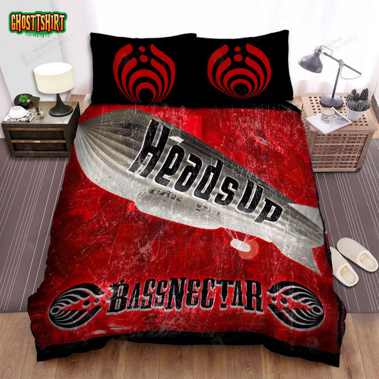 Bassnectar Heads Up Album Art Cover Bed Sheets Spread Duvet Cover Bedding Set