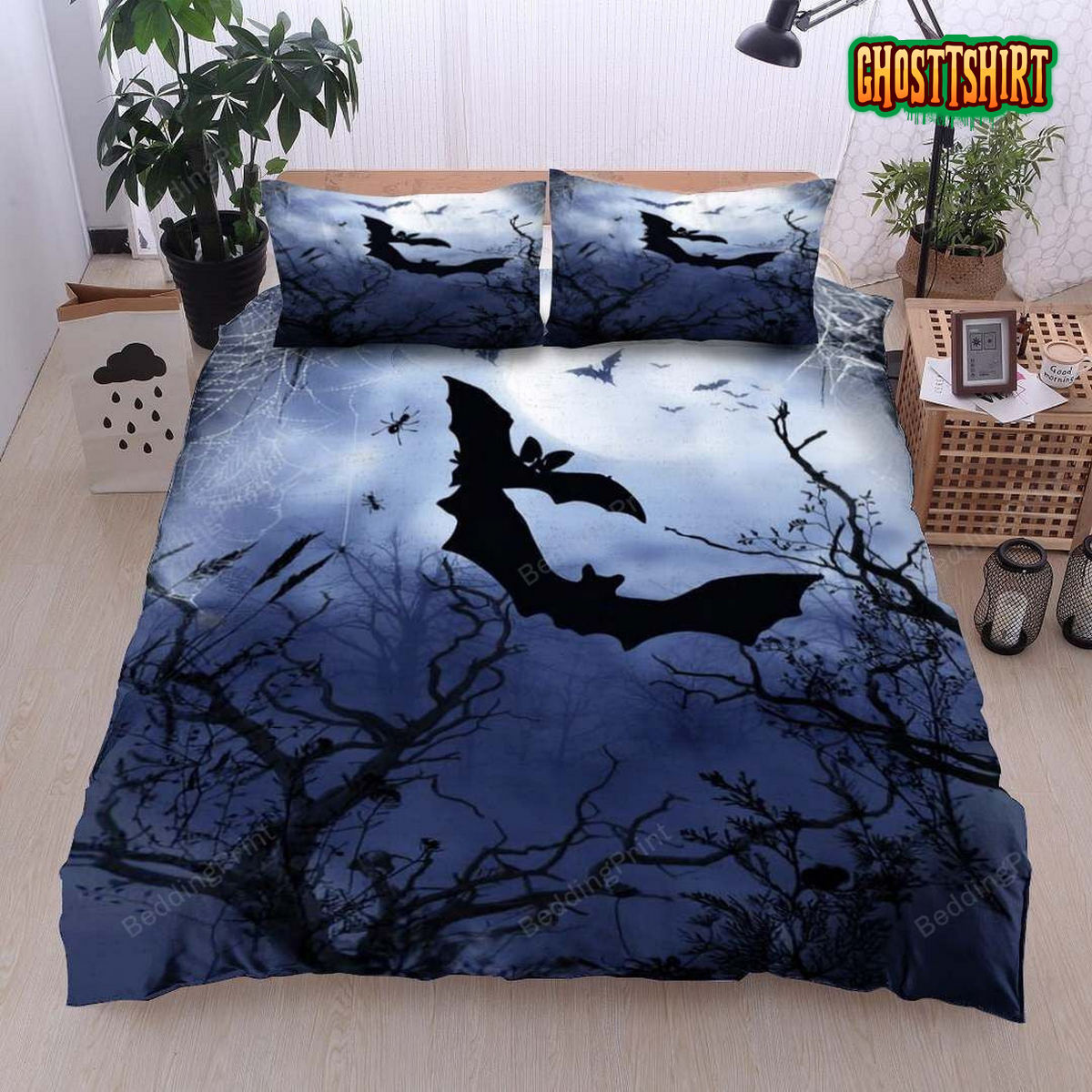Bat Bed Sheets Duvet Cover Bedding Set