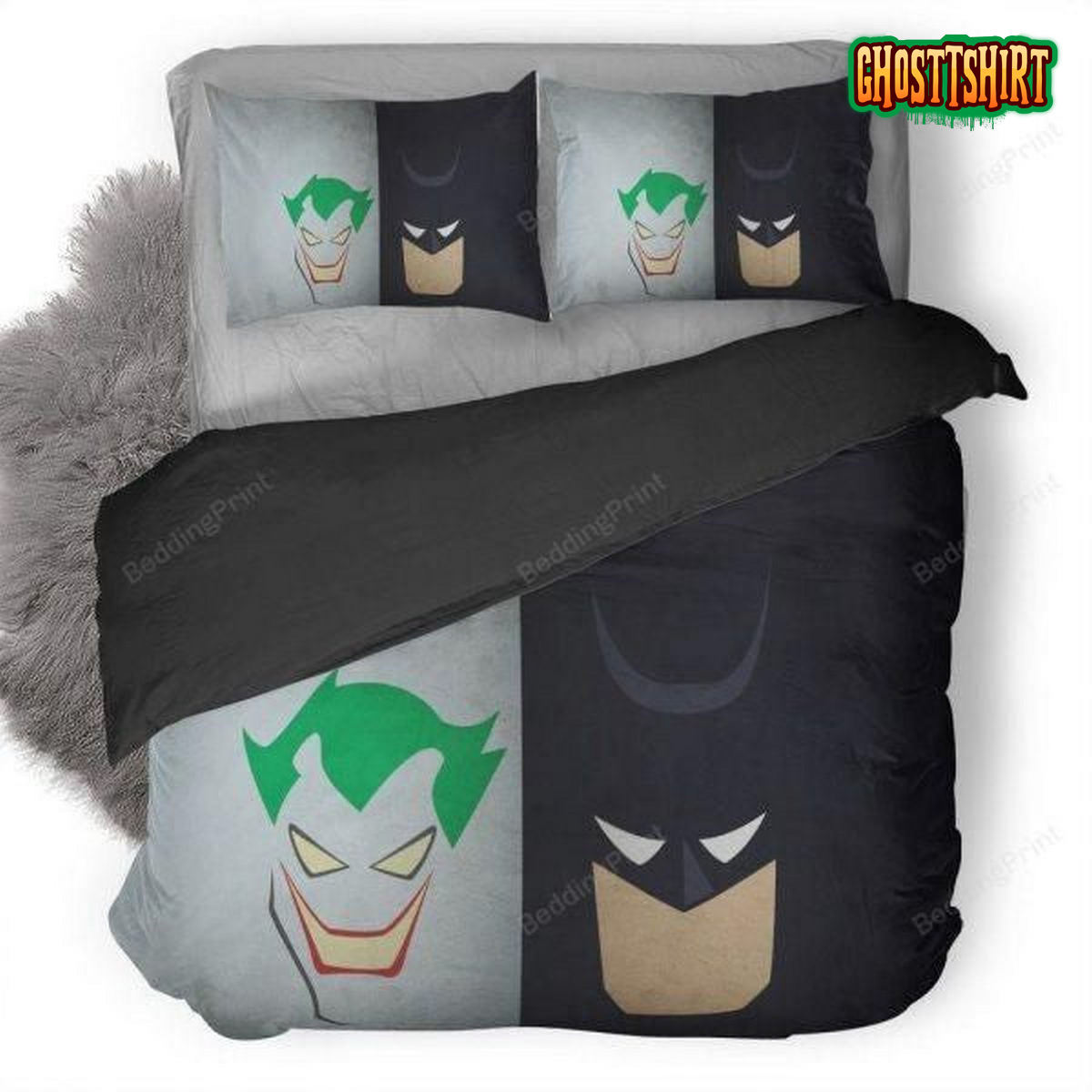 Batman And Joker Iconic Colors Bedding Set