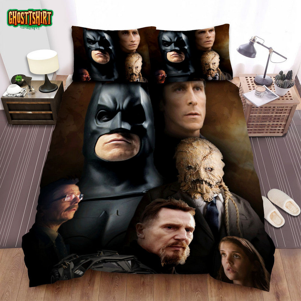 Batman Begins Movie Movie Characters Photo Bed Sheets Spread Comforter Duvet Cover Bedding Set