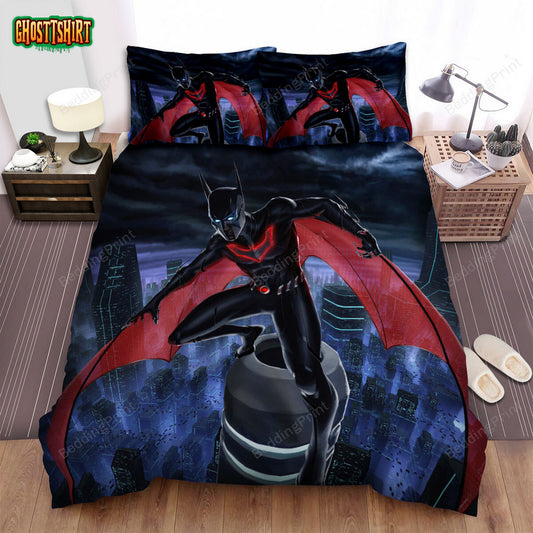 Batman Beyond Animated Series Art 13 Bed Sheets Duvet Cover Bedding Set