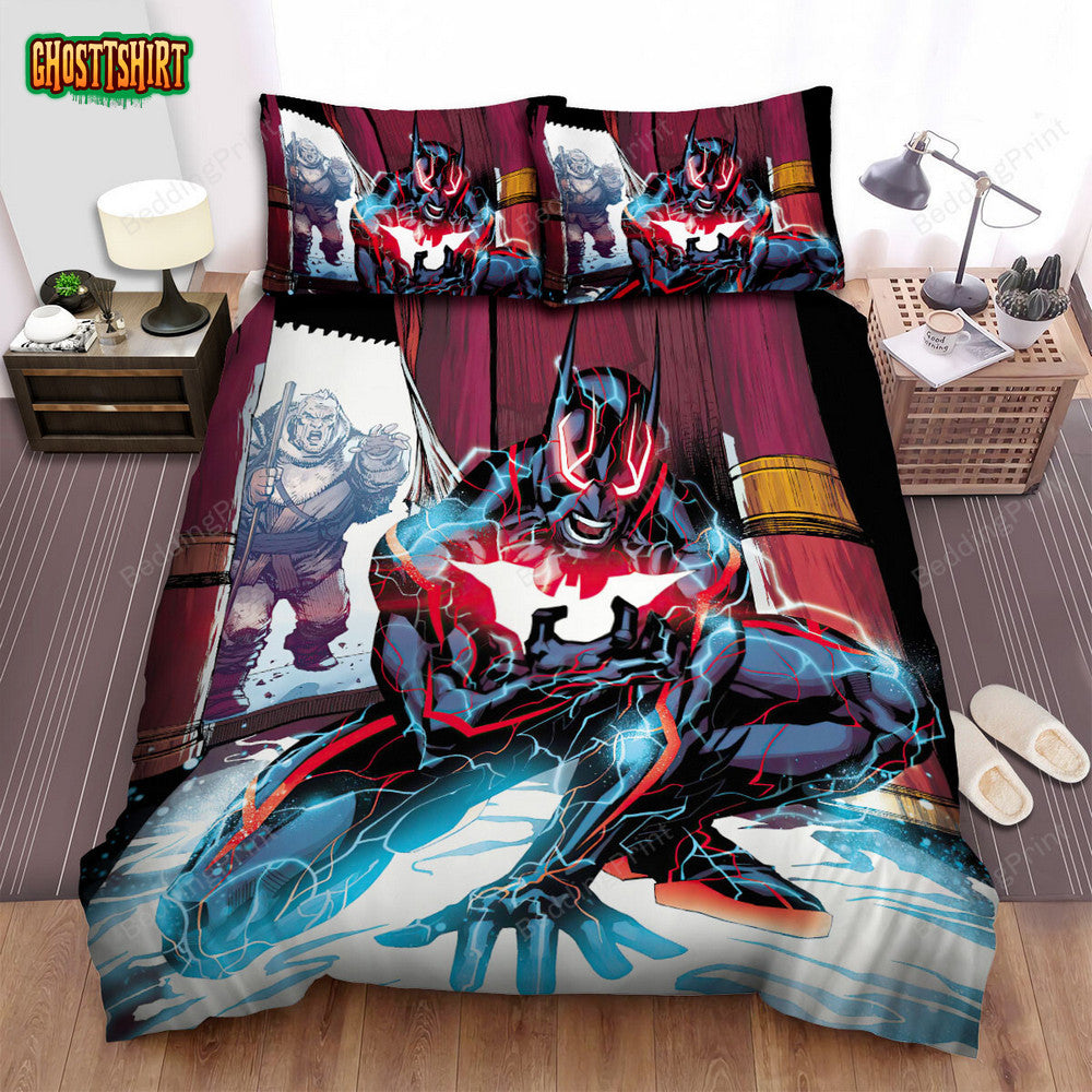 Batman Beyond Animated Series Art 16 Bed Sheets Duvet Cover Bedding Set