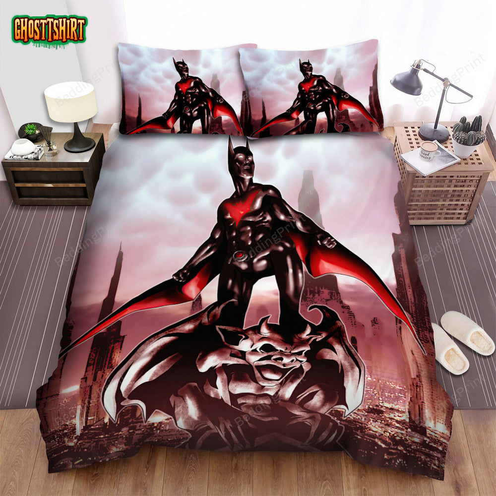 Batman Beyond Animated Series Art 18 Bed Sheets Duvet Cover Bedding Set
