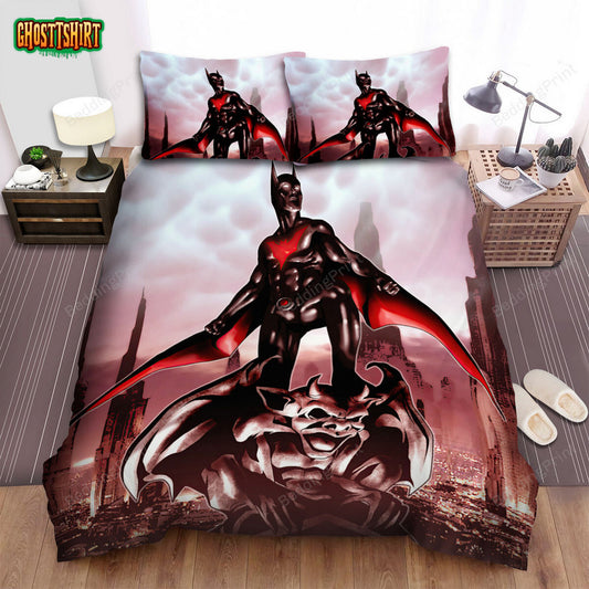 Batman Beyond Animated Series Art 18 Bed Sheets Duvet Cover Bedding Set