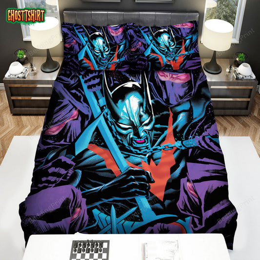 Batman Beyond Animated Series Art 20 Bed Sheets Duvet Cover Bedding Set