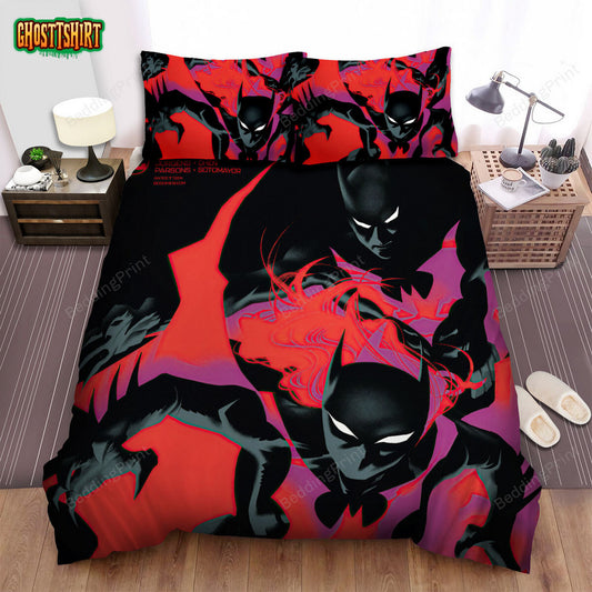 Batman Beyond Animated Series Art 21 Bed Sheets Duvet Cover Bedding Set