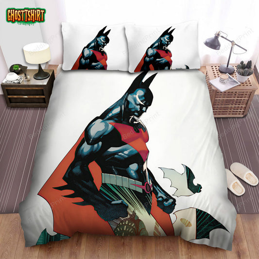 Batman Beyond Animated Series Art 22 Bed Sheets Duvet Cover Bedding Set