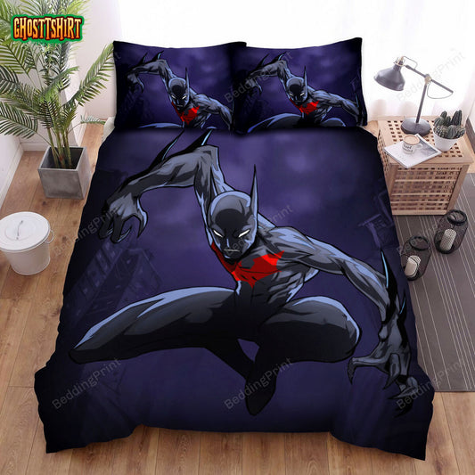 Batman Beyond Animated Series Art 23 Bed Sheets Duvet Cover Bedding Set