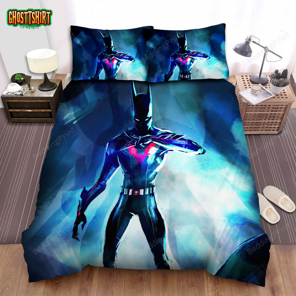 Batman Beyond Animated Series Art 27 Bed Sheets Duvet Cover Bedding Set
