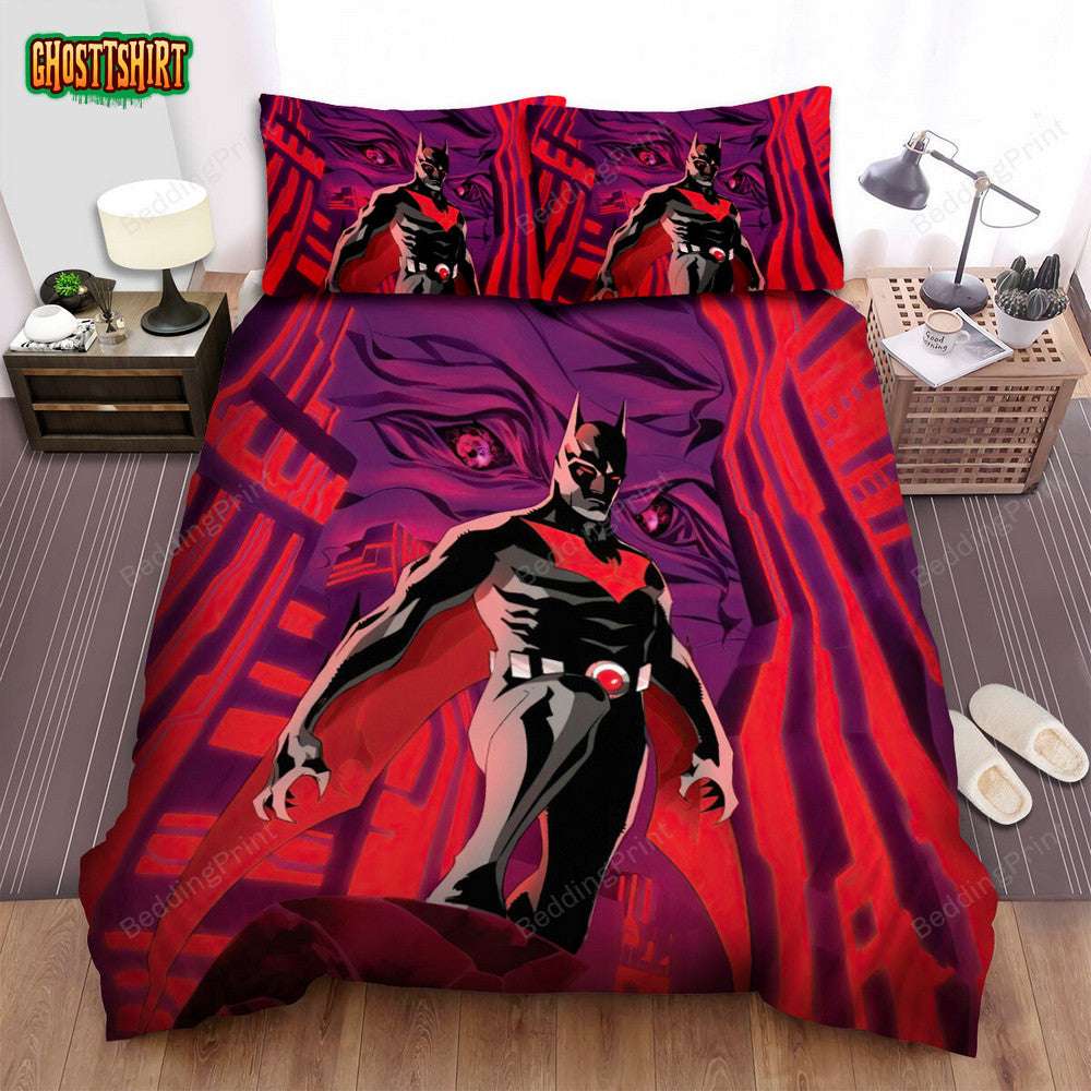 Batman Beyond Animated Series Art 28 Bed Sheets Duvet Cover Bedding Set
