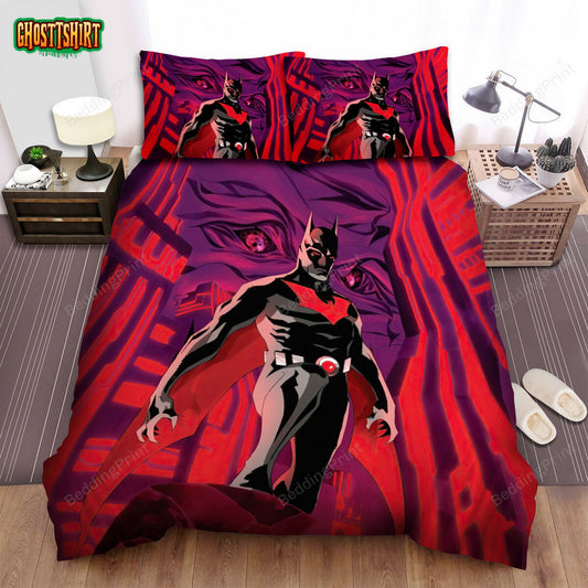 Batman Beyond Animated Series Art 28 Bed Sheets Duvet Cover Bedding Set