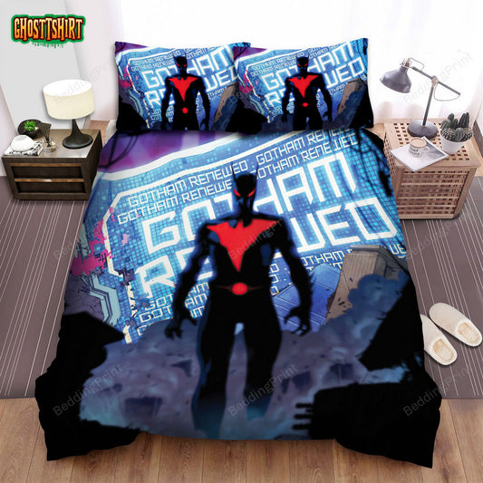 Batman Beyond Animated Series Art 30 Bed Sheets Duvet Cover Bedding Set