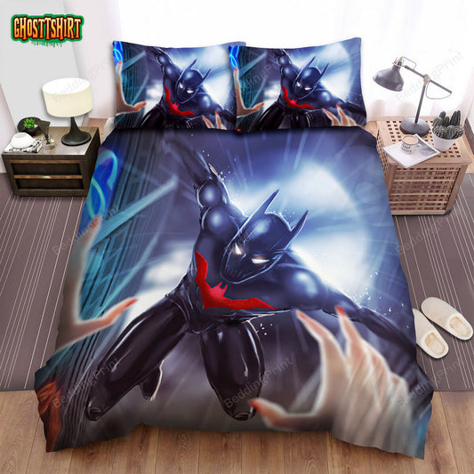 Batman Beyond Animated Series Art 51 Bed Sheets Duvet Cover Bedding Set