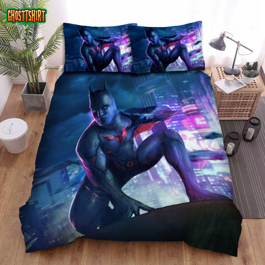 Batman Beyond Animated Series Art 58 Bed Sheets Duvet Cover Bedding Set