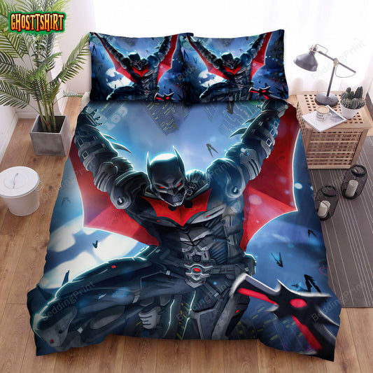 Batman Beyond Animated Series Art 61 Bed Sheets Duvet Cover Bedding Set